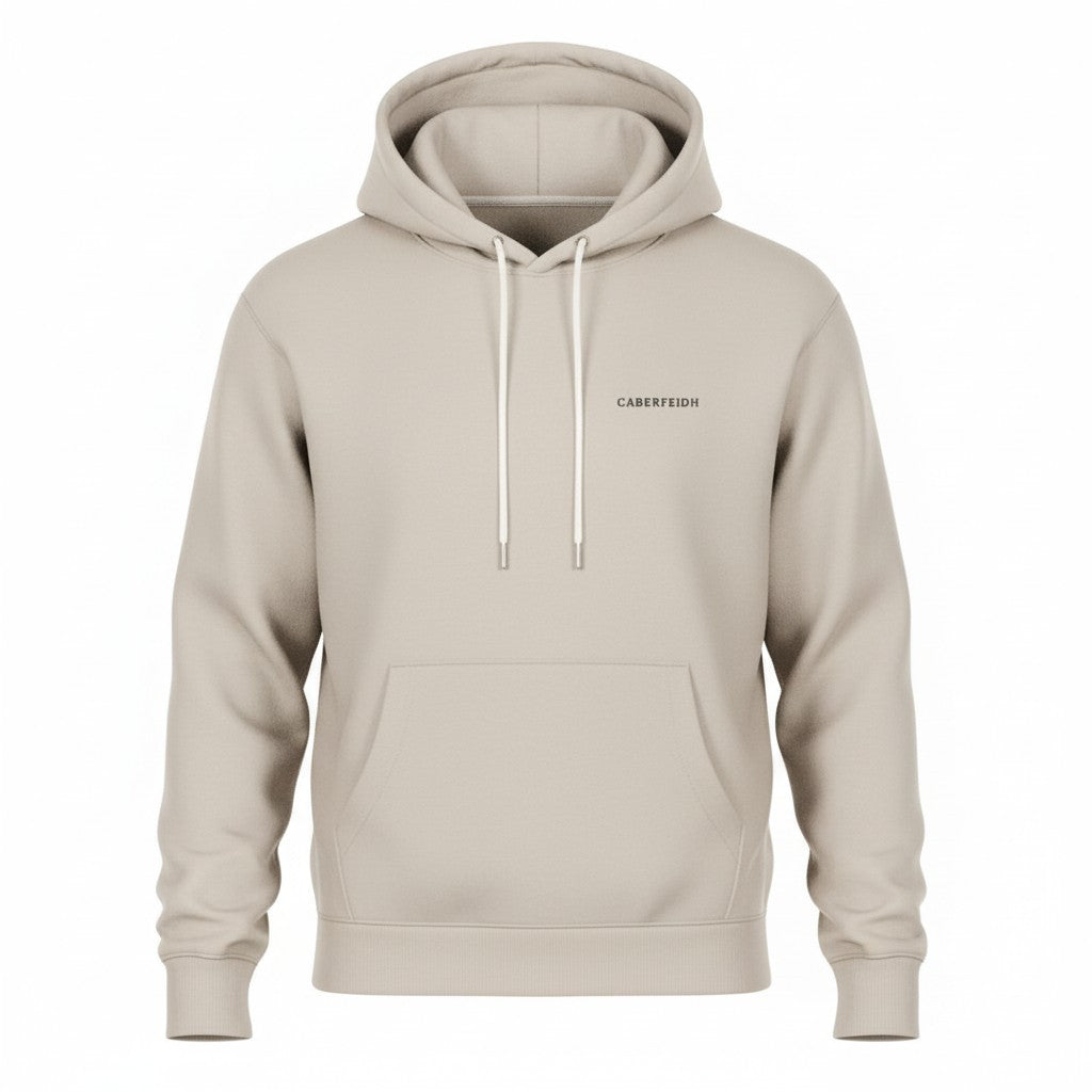 The Hawick Hooded Jumper — Black Embroidery