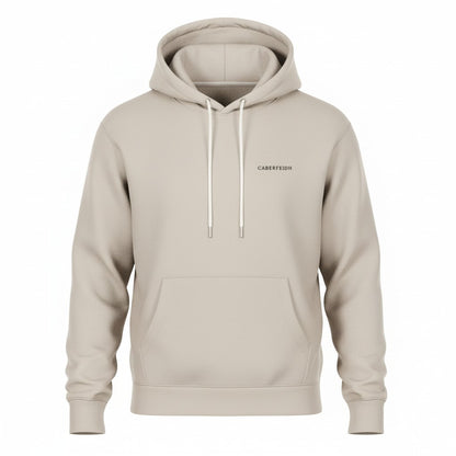 The Hawick Hooded Jumper — Black Embroidery