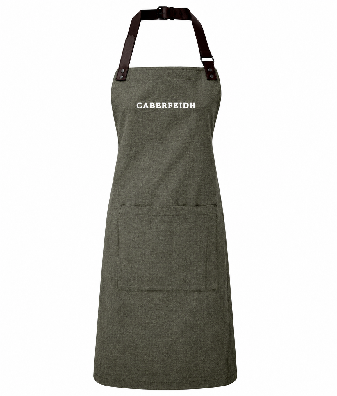 The Utility Apron — Premium Cotton Bib Apron with White Embroidery