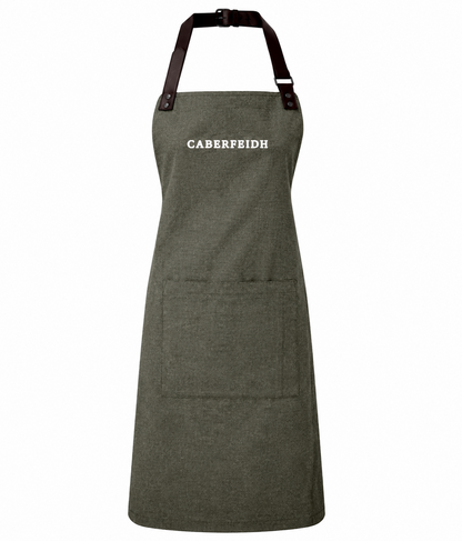 The Utility Apron — Premium Cotton Bib Apron with White Embroidery