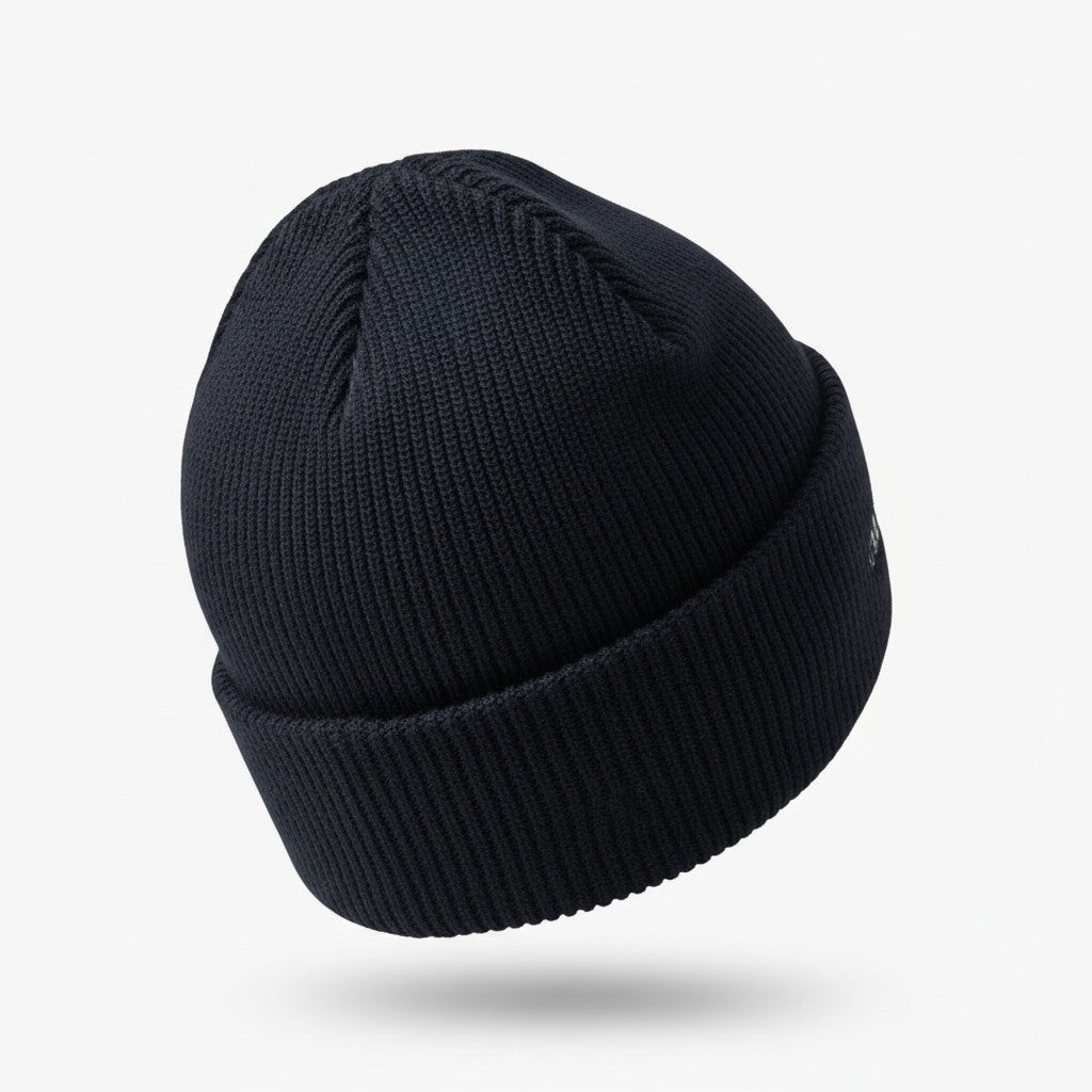 The Harbour Fisherman Beanie — White Embroidery