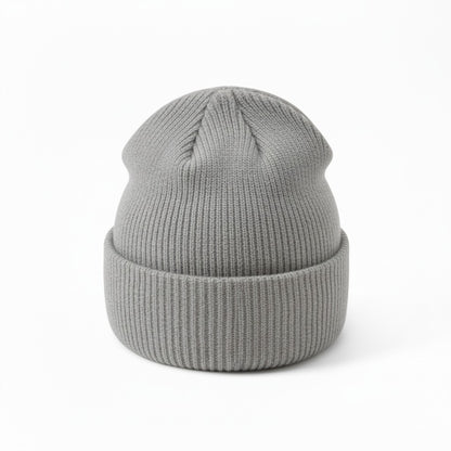 The Harbour Fisherman Beanie — Black Embroidery