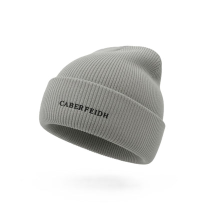The Harbour Fisherman Beanie — Black Embroidery