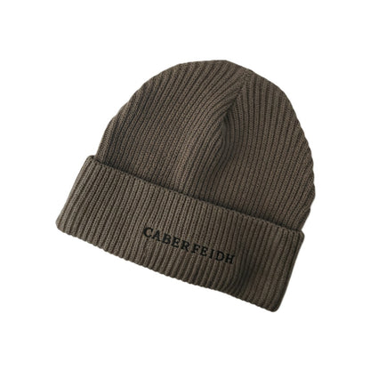 The Harbour Fisherman Beanie — Black Embroidery