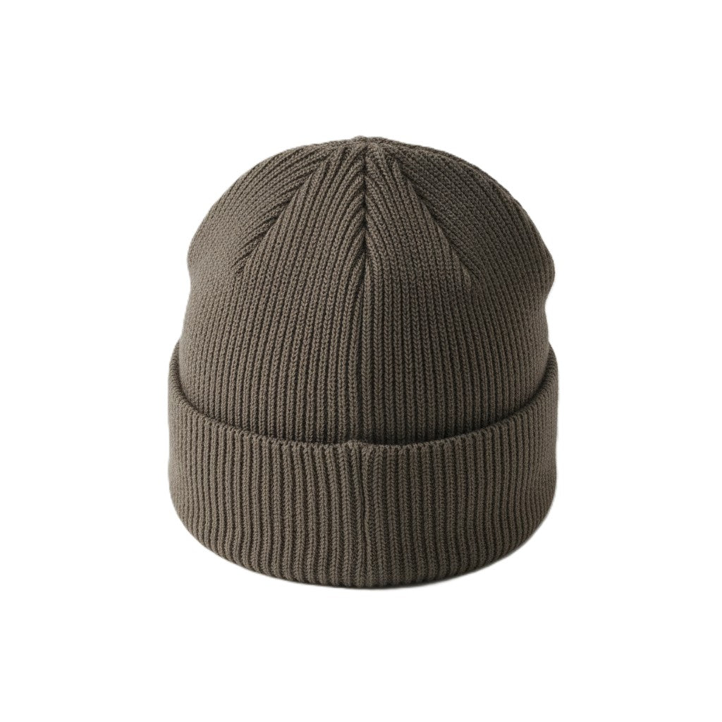 The Harbour Fisherman Beanie — Black Embroidery