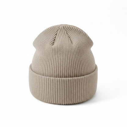 The Harbour Fisherman Beanie — Black Embroidery