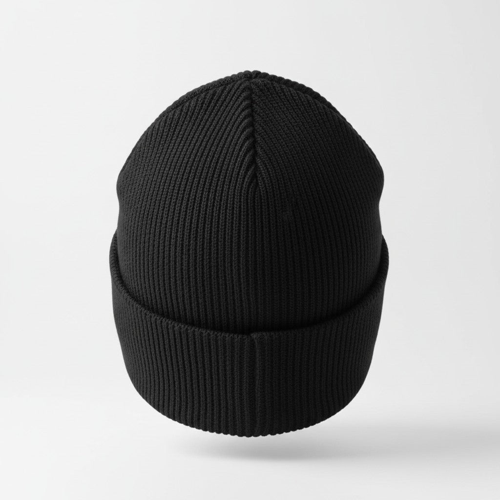 The Harbour Fisherman Beanie — White Embroidery