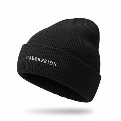 The Harbour Fisherman Beanie — White Embroidery