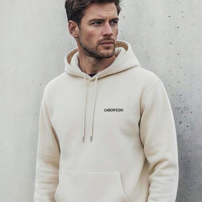 The Hawick Hooded Jumper — Black Embroidery