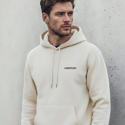 The Hawick Hooded Jumper - Black Embroidery