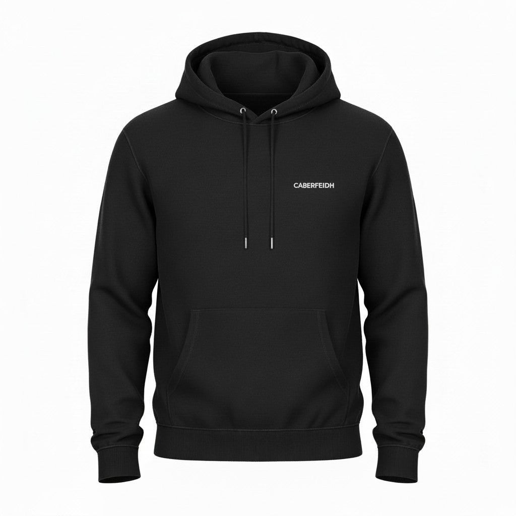 The Hawick Hooded Jumper — White Embroidery