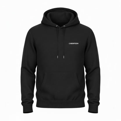 The Hawick Hooded Jumper — White Embroidery