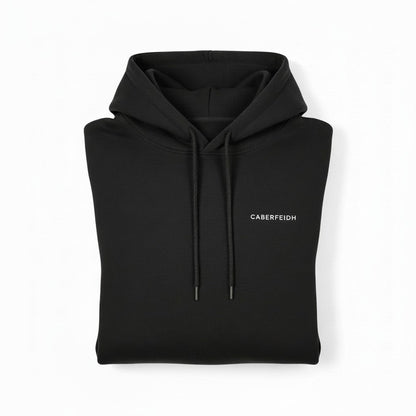 The Hawick Hooded Jumper — White Embroidery