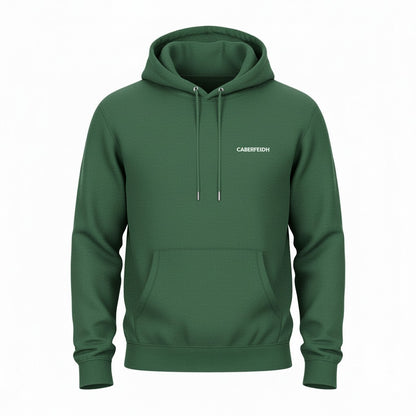 The Hawick Hooded Jumper — White Embroidery