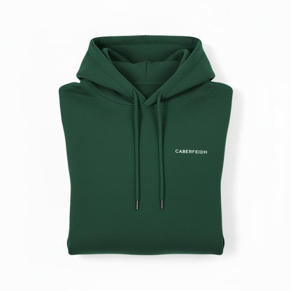 The Hawick Hooded Jumper — White Embroidery