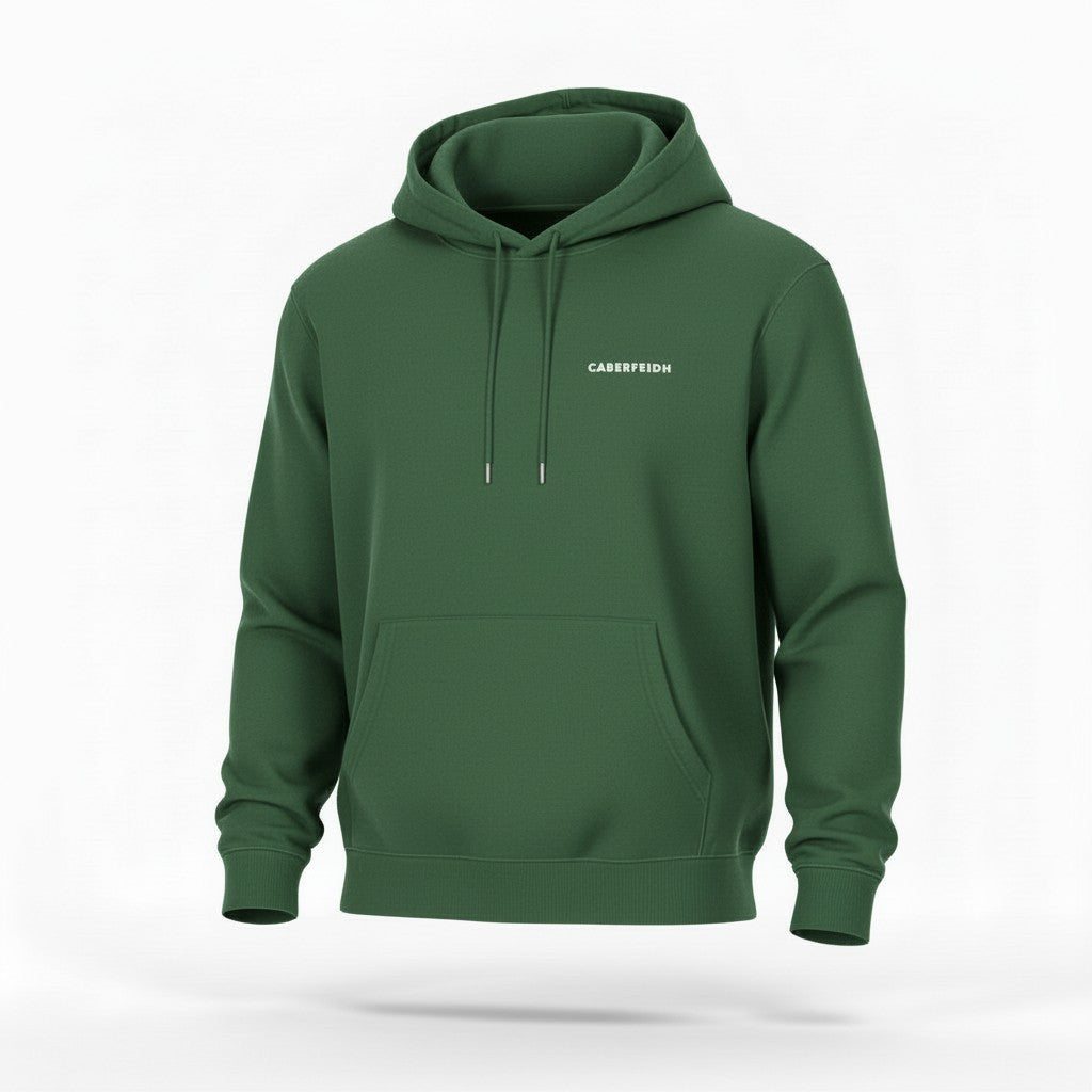 The Hawick Hooded Jumper — White Embroidery