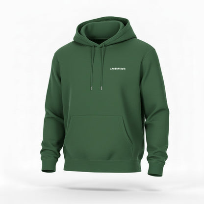 The Hawick Hooded Jumper — White Embroidery