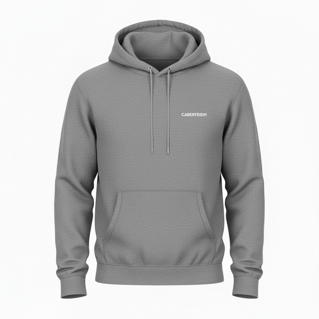 The Hawick Hooded Jumper — White Embroidery