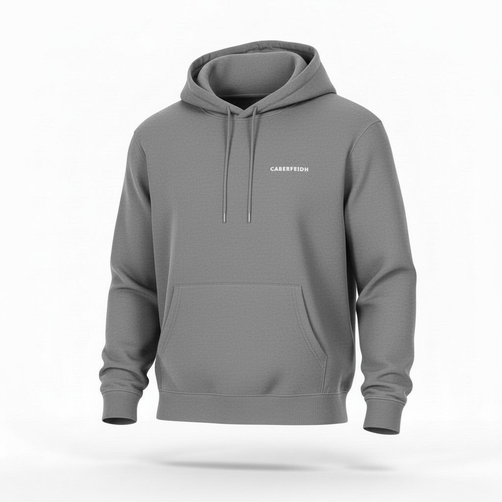 The Hawick Hooded Jumper — White Embroidery