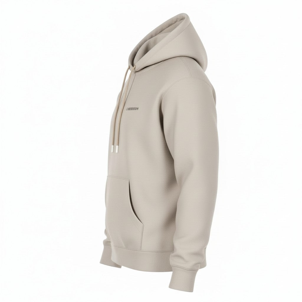 The Hawick Hooded Jumper — Black Embroidery