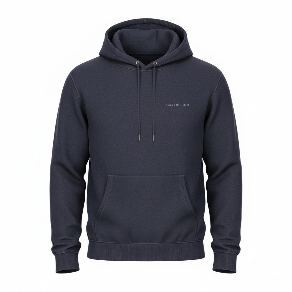 The Hawick Hooded Jumper — White Embroidery