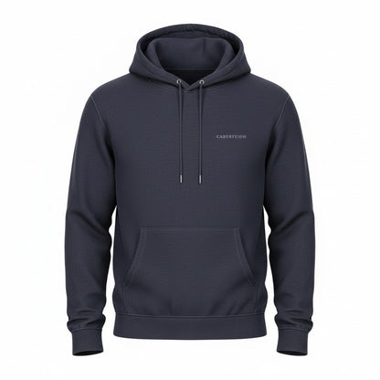 The Hawick Hooded Jumper — White Embroidery