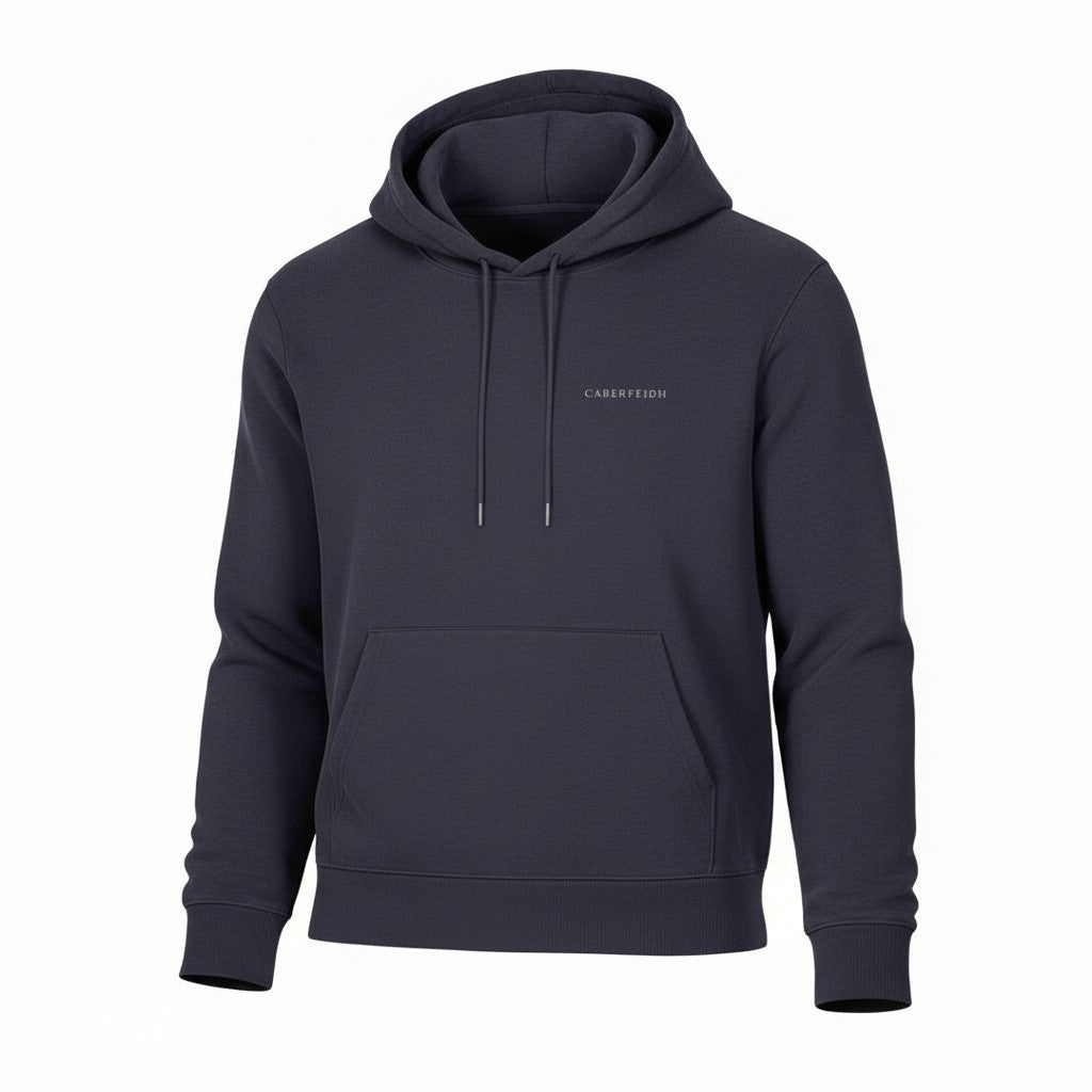 The Hawick Hooded Jumper — White Embroidery