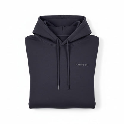 The Hawick Hooded Jumper — White Embroidery