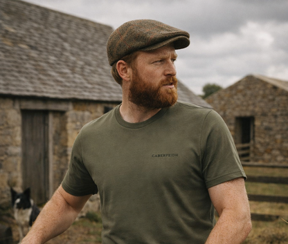 The Cairngorm T-Shirt — Black Embroidery