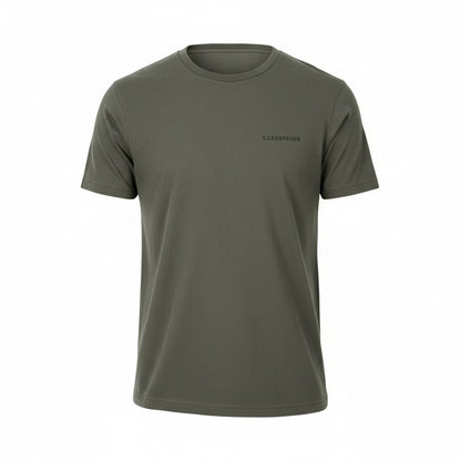 The Cairngorm T-Shirt — Black Embroidery