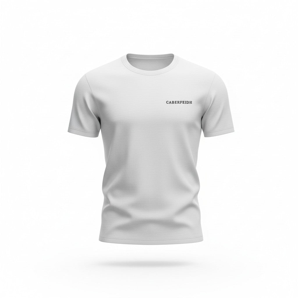 The Cairngorm T-Shirt — Black Embroidery